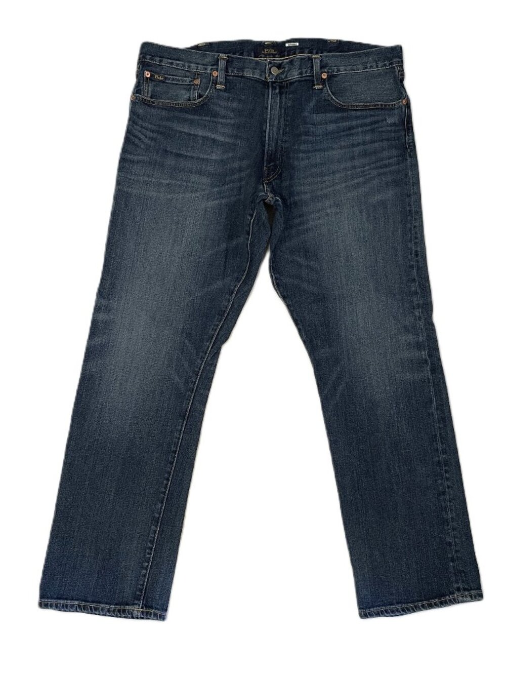 Polo Ralph Lauren Jeans Mens 40x32 Blue Hampton Relaxed Straight Stretch
